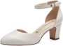 Tamaris leren pumps 1-22401-42 117 dames damesschoenen M2240142 White Leather - Thumbnail 3