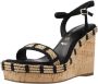 Tamaris Zwarte Casual Open Sandalen Vrouwen Black Dames - Thumbnail 3