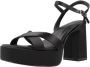 Tamaris Zwarte elegante platte sandalen voor vrouwen Black Dames - Thumbnail 3