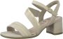 Tamaris Comfort Sandalen met hak beige Dames - Thumbnail 3