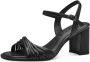 Tamaris Zwarte Elegante Open Platte Sandalen Black Dames - Thumbnail 3