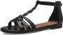 Tamaris Zwarte Casual Open Sandalen Vrouwen Black Dames - Thumbnail 10