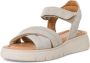 Tamaris Beige Casual Platte Sandalen Beige Dames - Thumbnail 3