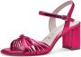 Tamaris Sandalen met hak roze Synthetisch Dames - Thumbnail 3