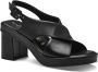 Tamaris Zwarte Casual Open Platte Sandalen Black Dames - Thumbnail 3