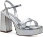 Tamaris Zilveren Platte Sandalen voor Vrouwen Gray Dames - Thumbnail 3