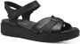 Tamaris Zwarte Casual Open Platte Sandalen Black Dames - Thumbnail 3