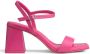 Tamaris Roze Open Platte Sandalen Vrouwen Pink Dames - Thumbnail 3