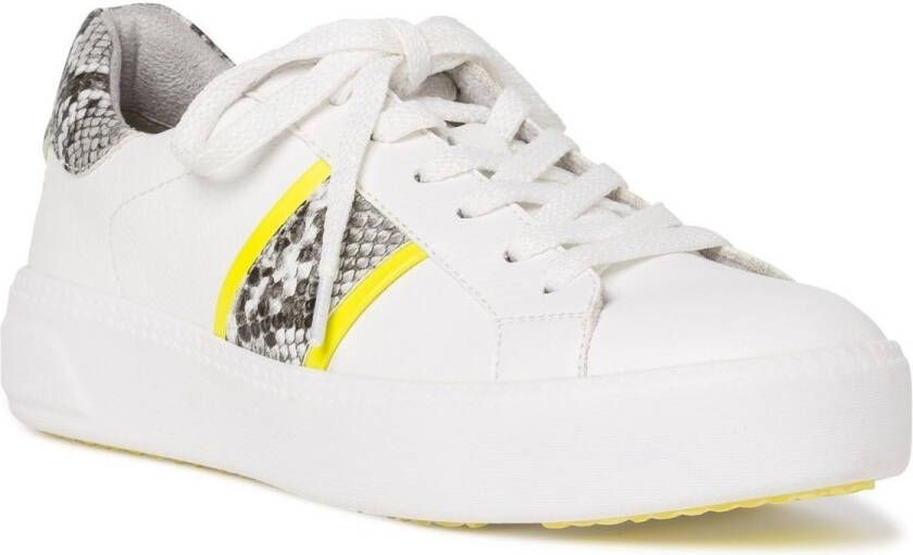 Tamaris Milania Sneaker Dames Meerkleurig Wit