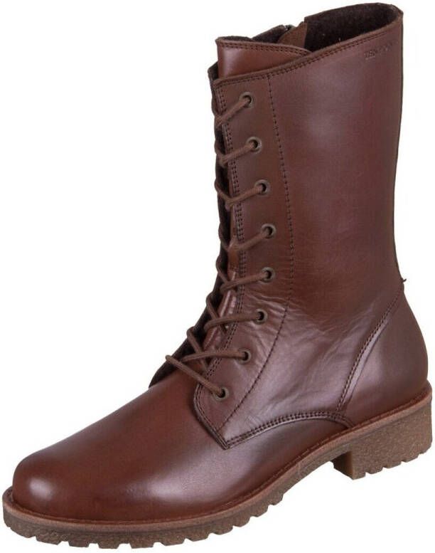 Ten Points Women's Viola Warm Laced Boots Winterschoenen bruin