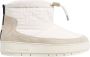 Tommy Hilfiger Snowboot Enkellaarzen in wit suède White Dames - Thumbnail 2