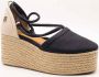 Tommy Hilfiger Espadrilles CLOSED TOE LINEN FLATFORM zomerschoen wig hak met mooie enkelveters - Thumbnail 13