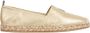 TOMMY HILFIGER Espadrilles Dames Th Flat Maat: 39 Materiaal: Leer Kleur: Goud - Thumbnail 5