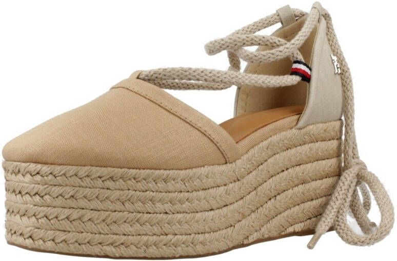 Tommy Hilfiger Espadrilles CLOSED TOE LINEN FLATFOR