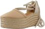 Tommy Hilfiger Espadrilles CLOSED TOE LINEN FLATFORM zomerschoen wig hak met mooie enkelveters - Thumbnail 4