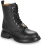 Tommy Hilfiger veterboots zwart Meisjes Polyester Effen 24 - Thumbnail 6