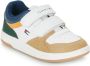 Tommy Hilfiger Ecru Jongens Imitatieleer Logo 24 Sneakers - Thumbnail 4