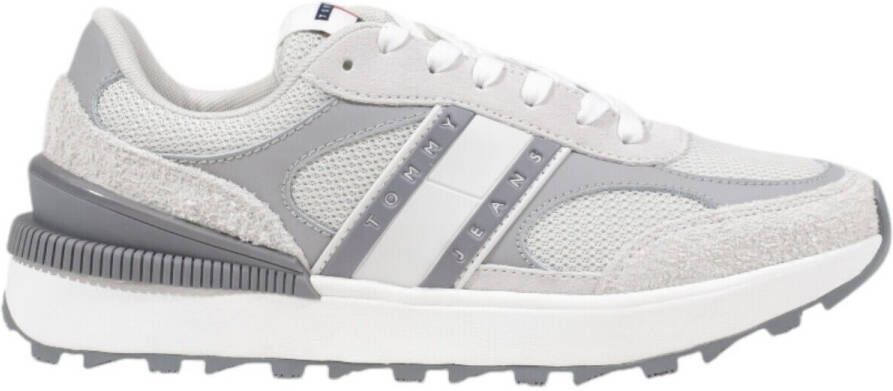 Tommy Hilfiger Sneakers Met leer gevoerde schoenen met rubberen zool