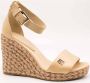 Tommy Hilfiger Beige Sleehak Sandalen met Zilveren Details Beige Dames - Thumbnail 36