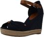 Tommy Hilfiger NU 21% KORTING: highheel sandaaltjes BASIC OPENED TOE HIGH WEDGE met een stijlvol logoborduursel - Thumbnail 5