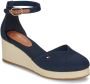 Tommy Hilfiger Sandalen FLAG CLOSED TOE MID WEDGE ESPAD - Thumbnail 2