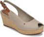 Tommy Hilfiger Iconic Elba Sling Back Sandalen Met Sleehak Grijs Vrouw - Thumbnail 3