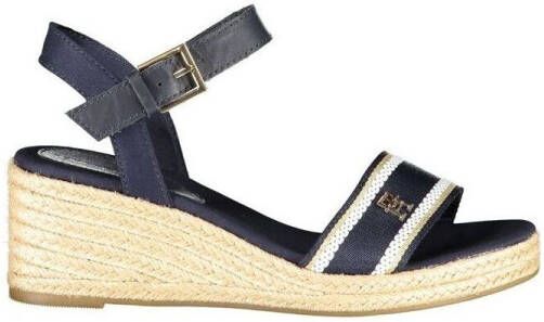 Tommy Hilfiger Sandalen Espadrille sleehak sandalen voor dames Navy