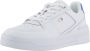 Tommy Hilfiger Sportieve Vetersneakers Wit Contrastdetails White Heren - Thumbnail 3