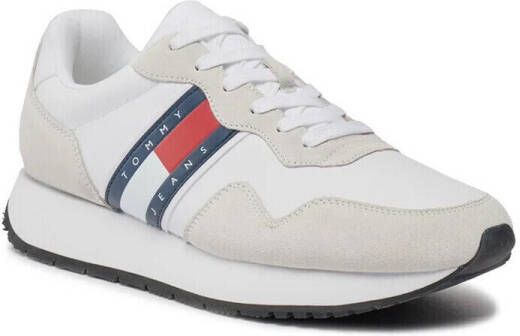 Tommy Hilfiger Sneakers Essential Runner Sneakers voor Heren Wit