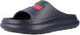 Tommy Hilfiger Platte PVC Logo Muilezel Schoenen Blue Dames - Thumbnail 3