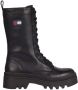 Tommy Jeans Zwarte Veterschoenen Black Dames - Thumbnail 2