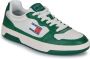 Tommy Hilfiger Lage leren sneakers met ademende gaatjes White Heren - Thumbnail 2