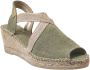 Toni Pons Breda-V Dames Espadrilles Caqui Vintage - Thumbnail 2