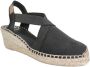 Toni Pons Ter Dames Espadrilles Negre | Zwart | Linnen - Thumbnail 5