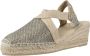 Toni Pons Triton Dames Espadrilles Caqui Groen Textiel TRITONcaqui - Thumbnail 4