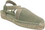 Toni Pons Verdi-V Dames Espadrilles Caqui Groen Canvas VERDIVcaqui - Thumbnail 3