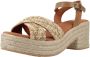 Toni Pons Elegante High Heel Sandalen Beige Dames - Thumbnail 2