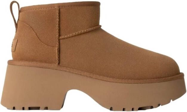 Ugg Laarzen Classic Ultra Mini New Heights Boots Chestnut