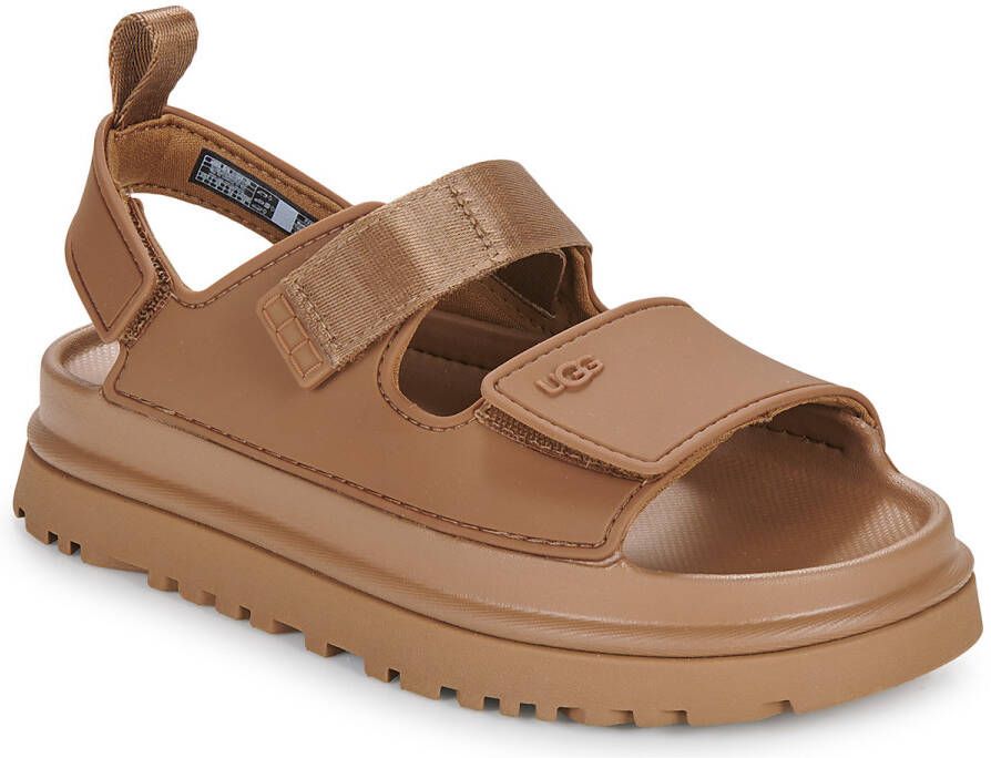 Ugg GoldenGlow-sandaal voor kinderen in Bison Brown