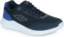 Umbro Nateo Lace Lage Sneakers Blue Heren - Thumbnail 2