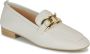 Unisa Klassieke Leren Loafers Beige Dames - Thumbnail 3