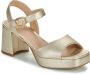 UNISA Sandalen Dames Ney Maat: 37 Materiaal: Leer Kleur: Goud - Thumbnail 4