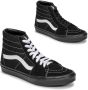 Vans SK8 Hi Zwart Suede Zwart Wit - Thumbnail 2