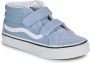 Vans SK8-Mid Reissue V sneakers lichtblauw wit Canvas Effen 27 - Thumbnail 2