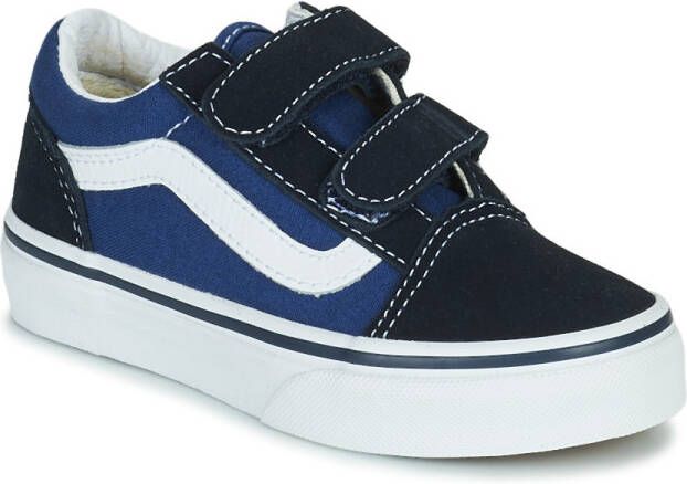 Vans Old Skool Zwart Blauw Kinderen