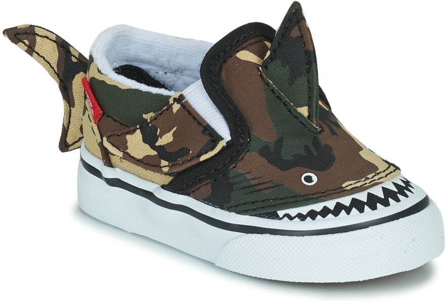 Vans Slip On Camo Shark Baby Schoenen