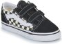 Vans Old Skool Checkerboard Velcro Baby Schoenen - Thumbnail 1