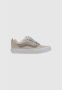 Vans Beige Leren Sneakers met Rubberen Zool Beige Dames - Thumbnail 2