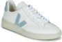 Veja Leren Sneakers Wit Staal Logo White Dames - Thumbnail 4