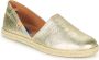 Verbenas Carmen Nucleo meal leren espadrilles goud - Thumbnail 5